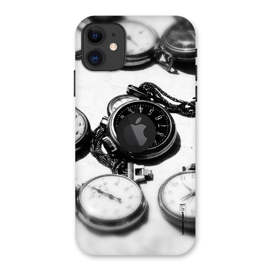 Clock Collection Back Case for iPhone 11 Logo Cut
