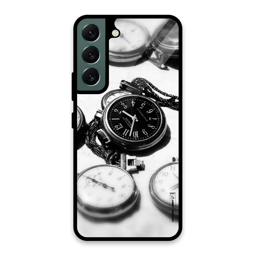 Clock Collection Glass Back Case for Galaxy S22 5G