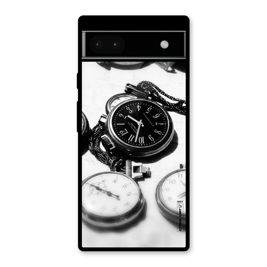 Clock Collection Glass Back Case for Google Pixel 6a