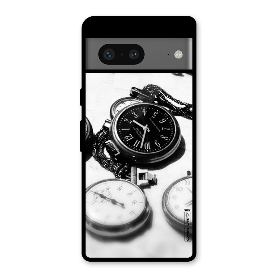 Clock Collection Glass Back Case for Google Pixel 7