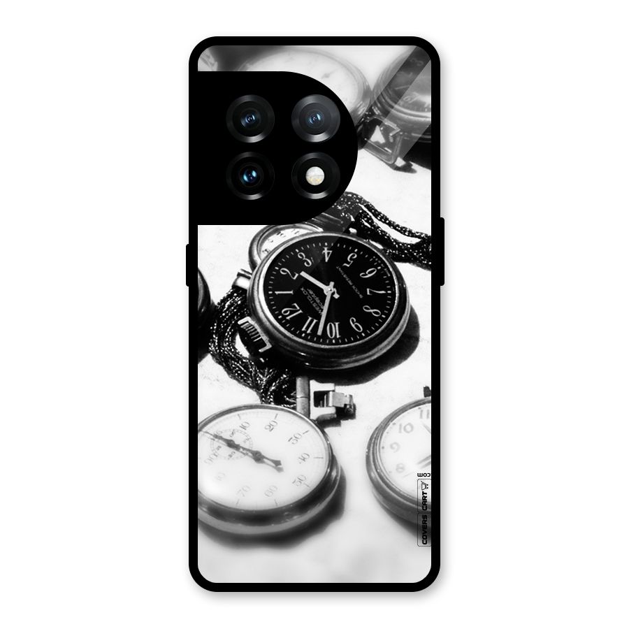 Clock Collection Glass Back Case for OnePlus 11