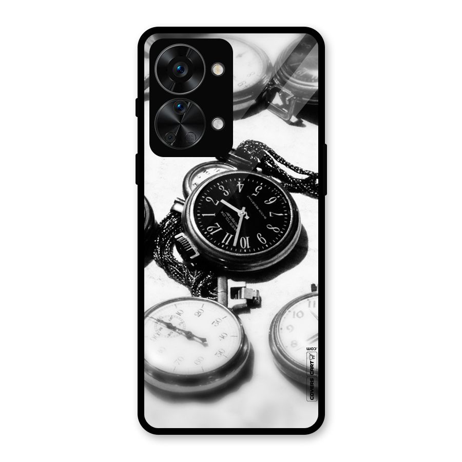 Clock Collection Glass Back Case for OnePlus Nord 2T