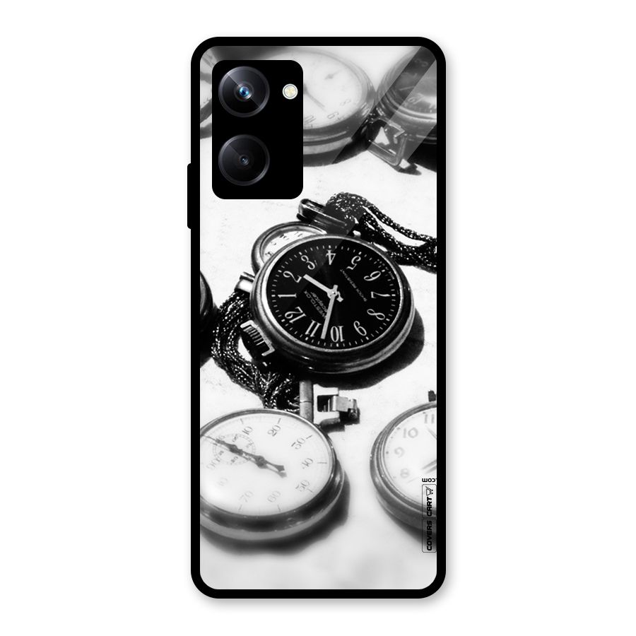 Clock Collection Glass Back Case for Realme 10 Pro