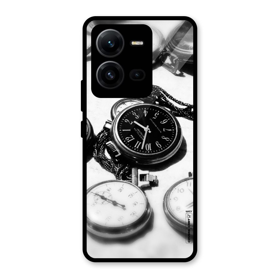 Clock Collection Glass Back Case for Vivo V25