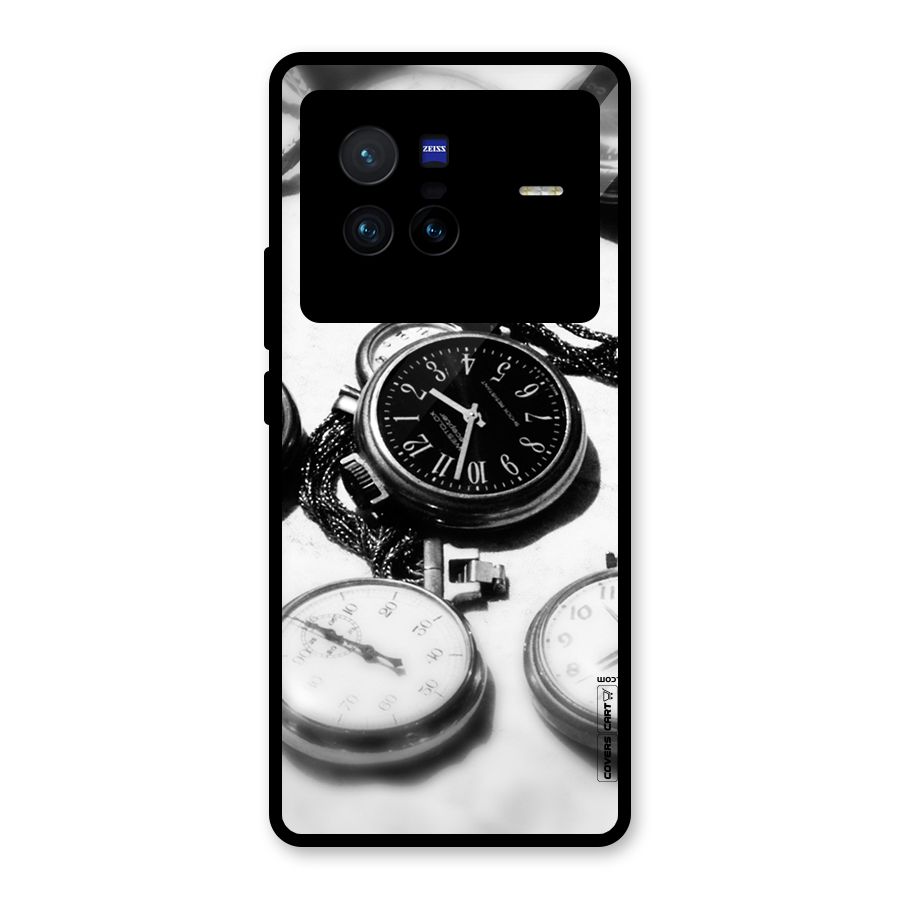 Clock Collection Glass Back Case for Vivo X80
