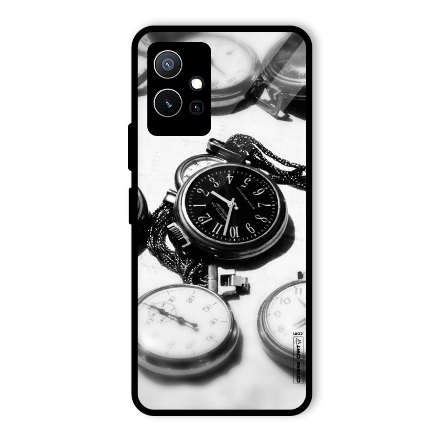 Clock Collection Glass Back Case for Vivo Y75 5G