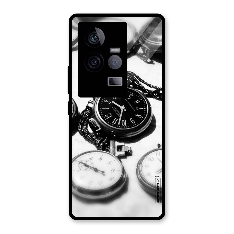 Clock Collection Glass Back Case for Vivo iQOO 11 5G