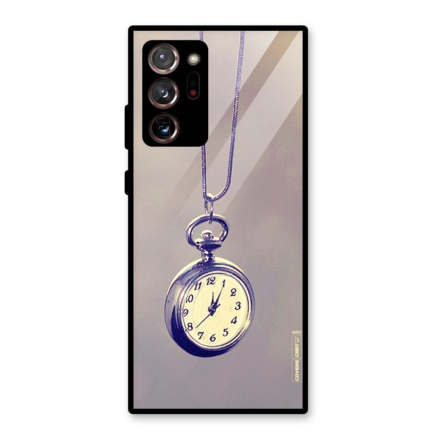 Clock Locket Glass Back Case for Galaxy Note 20 Ultra 5G