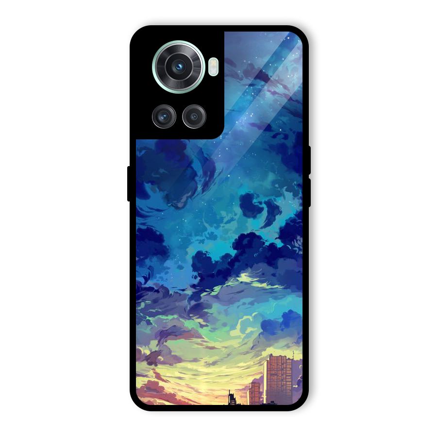 Cloud Art Glass Back Case for OnePlus 10R