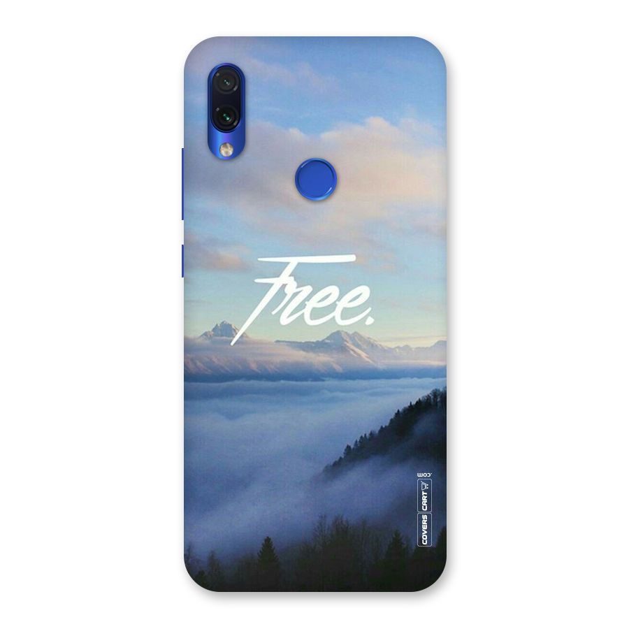 Cloudy Free Back Case for Redmi Note 7