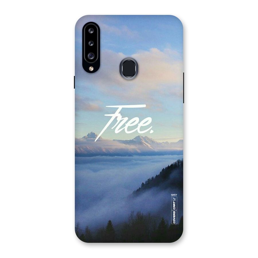 Cloudy Free Back Case for Samsung Galaxy A20s