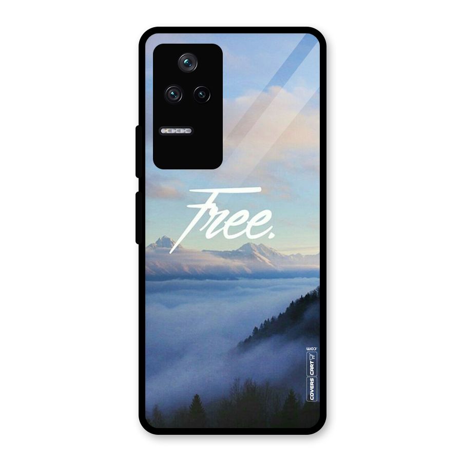 Cloudy Free Glass Back Case for Poco F4 5G