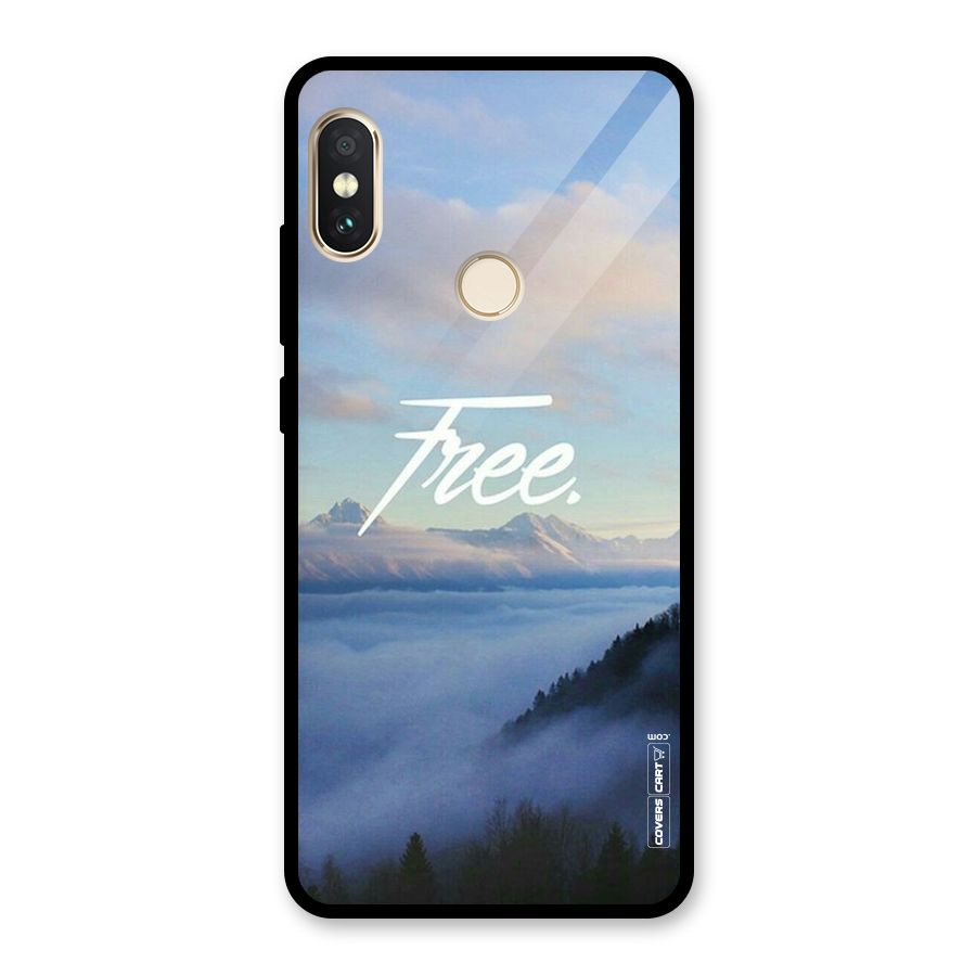 Cloudy Free Glass Back Case for Redmi Note 5 Pro