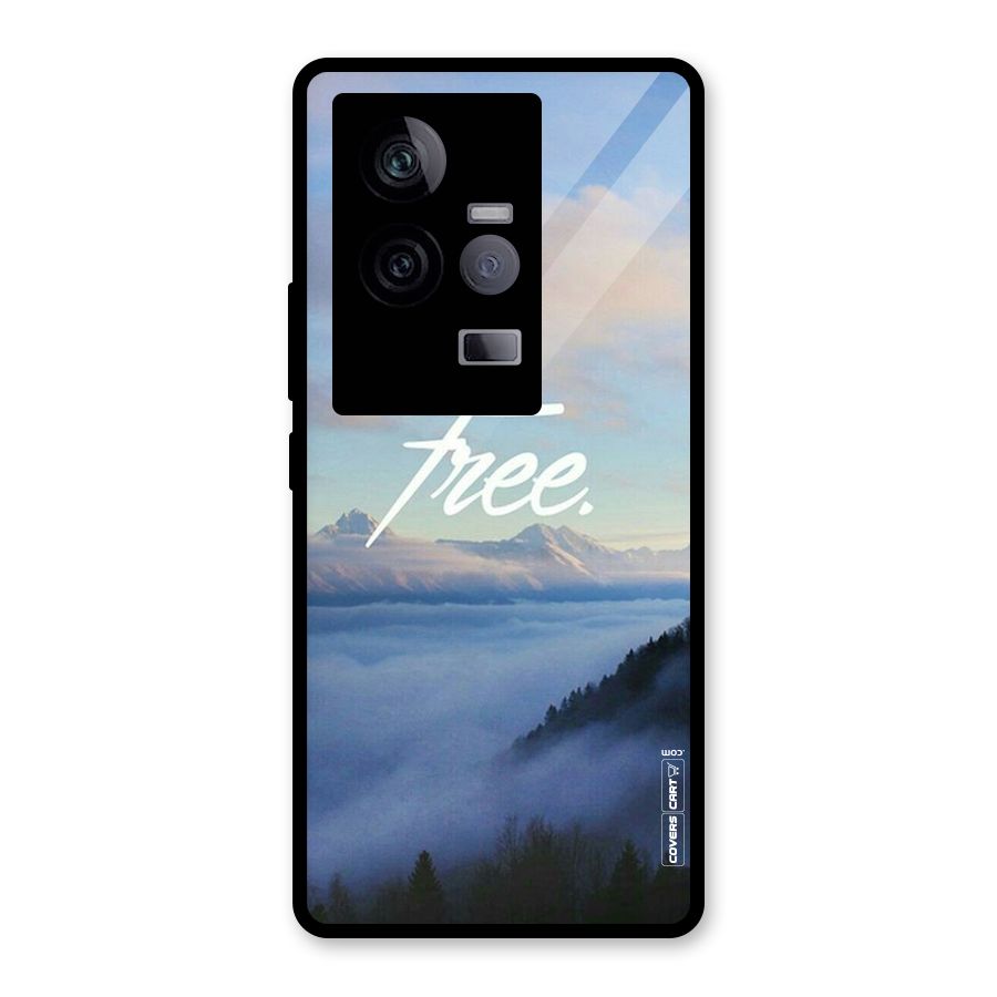 Cloudy Free Glass Back Case for Vivo iQOO 11 5G