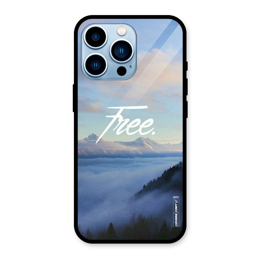 Cloudy Free Glass Back Case for iPhone 13 Pro