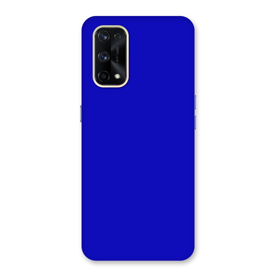 Cobalt Blue Glass Back Case for Realme X7 Pro