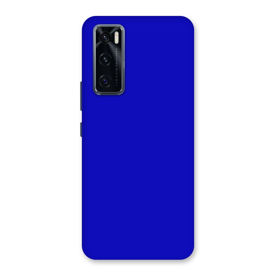 Cobalt Blue Back Case for Vivo V20 SE