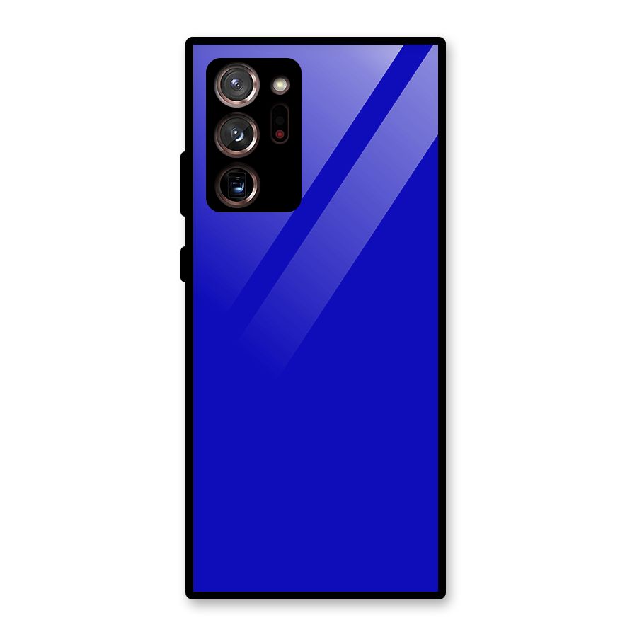 Cobalt Blue Glass Back Case for Galaxy Note 20 Ultra 5G