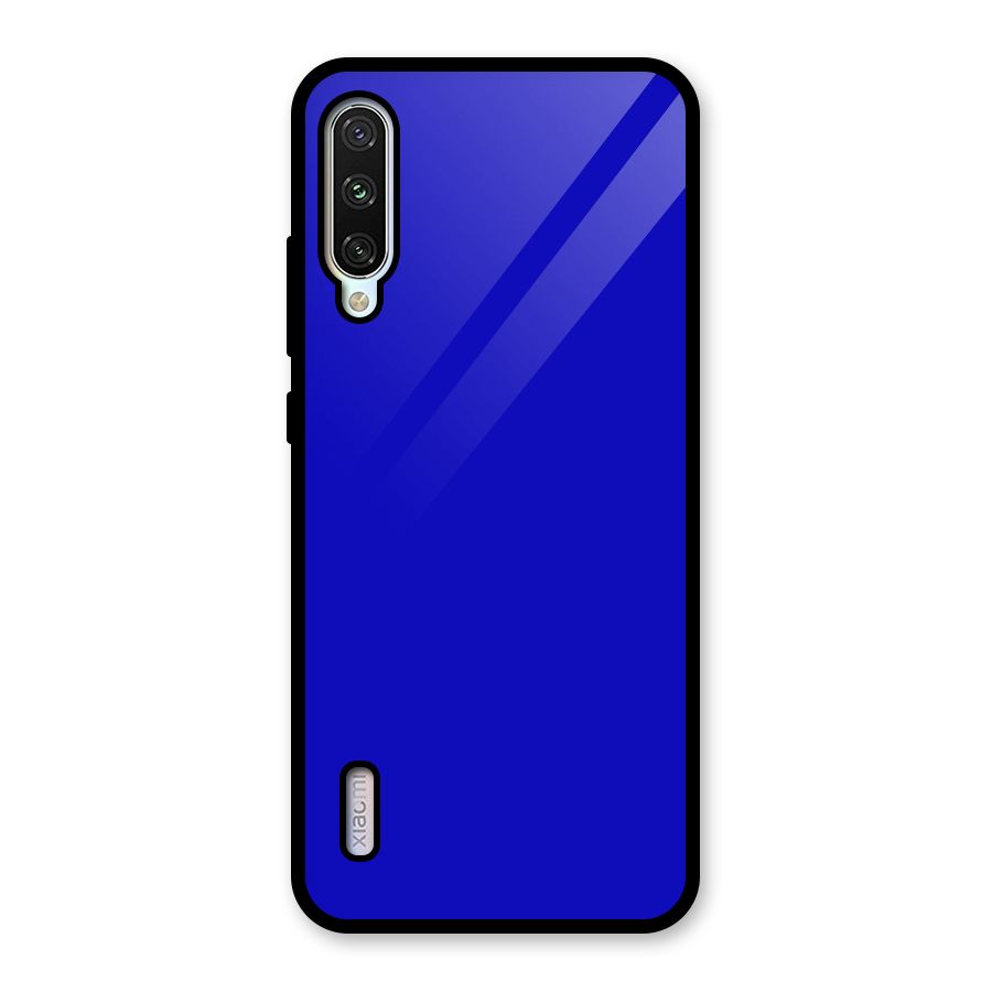 Cobalt Blue Glass Back Case for Mi A3