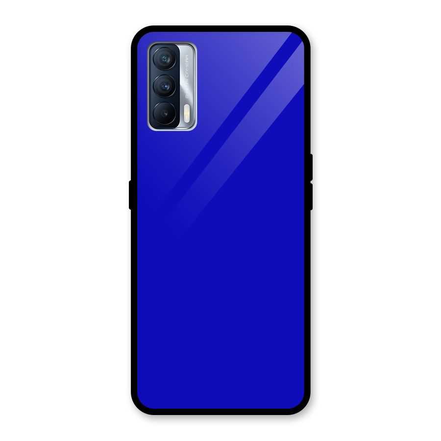 Cobalt Blue Glass Back Case for Realme X7