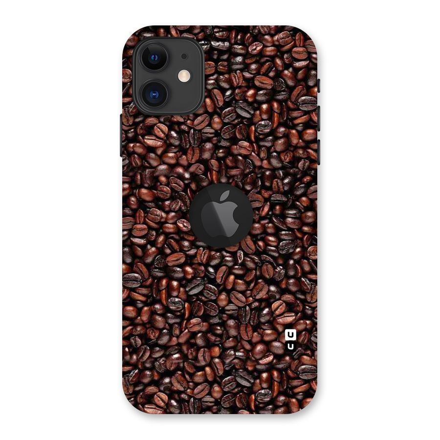 Cocoa Beans Back Case for iPhone 11 Logo Cut