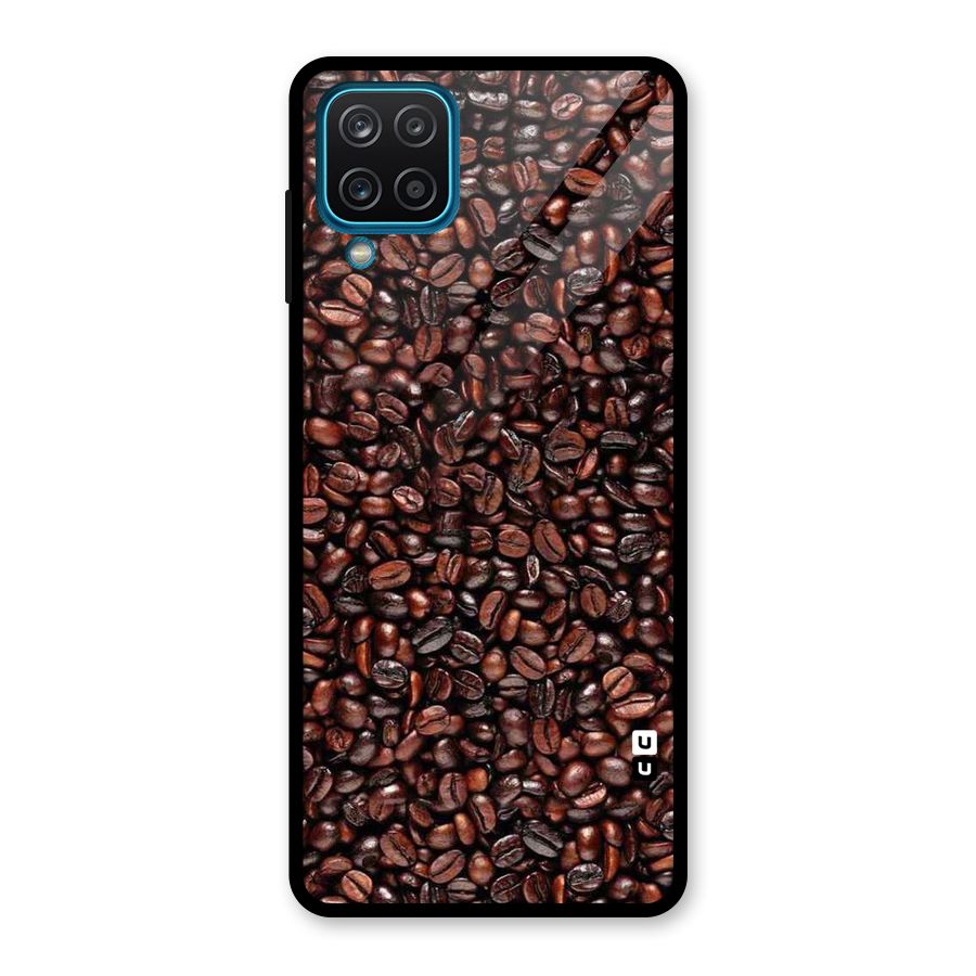 Cocoa Beans Glass Back Case for Galaxy A12