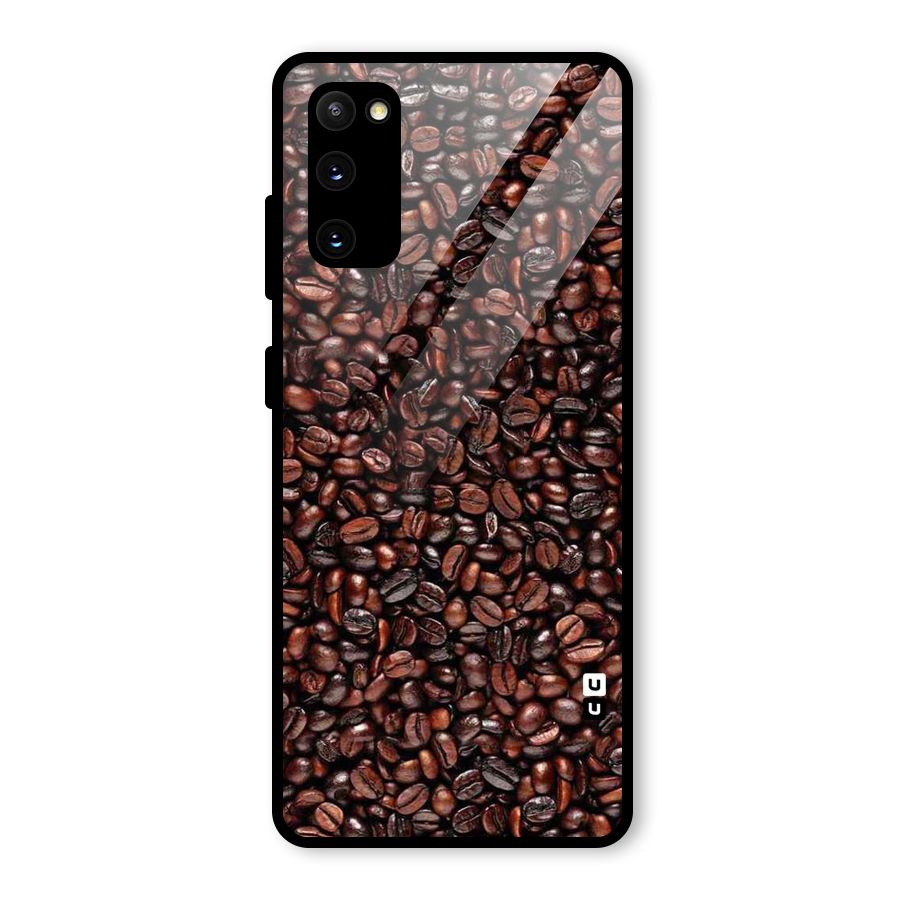 Cocoa Beans Glass Back Case for Galaxy S20 FE 5G