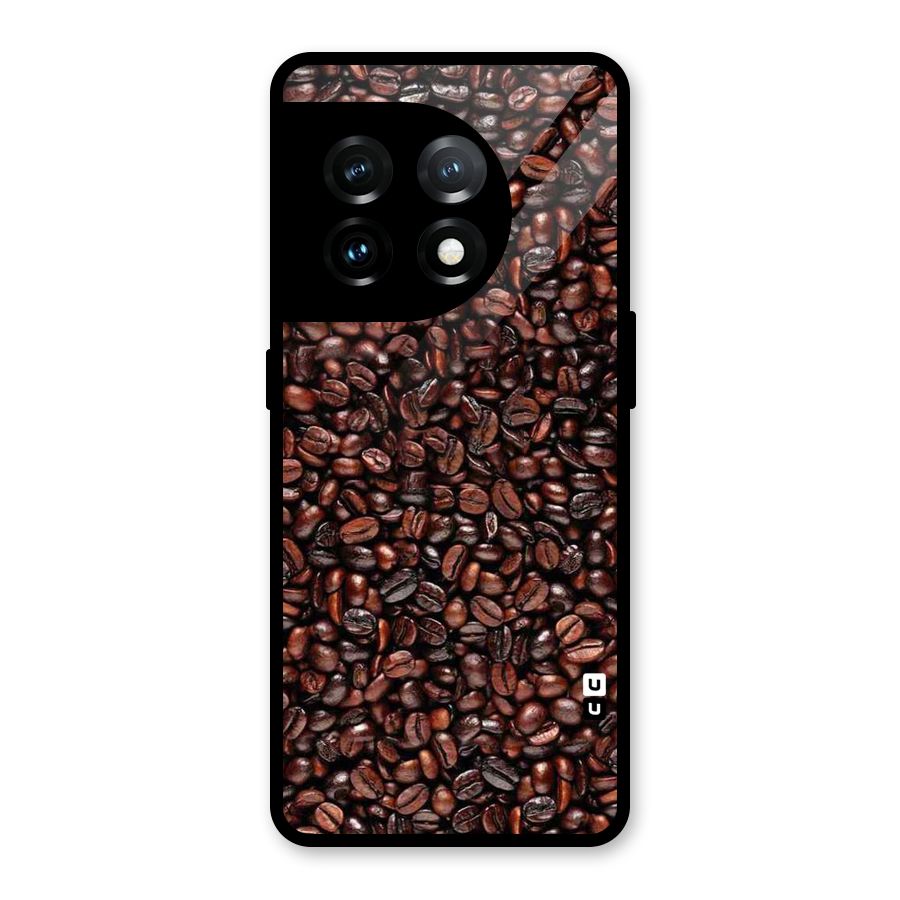 Cocoa Beans Glass Back Case for OnePlus 11