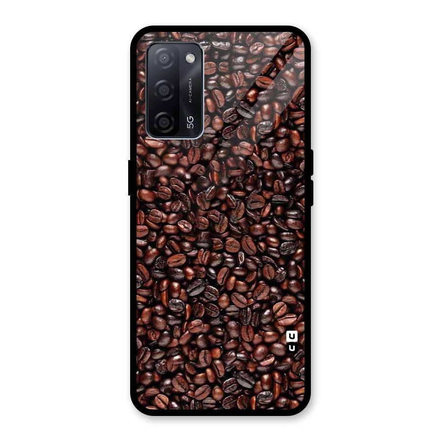 Cocoa Beans Glass Back Case for Oppo A53s 5G