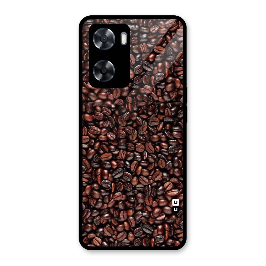Cocoa Beans Glass Back Case for Oppo A57 2022