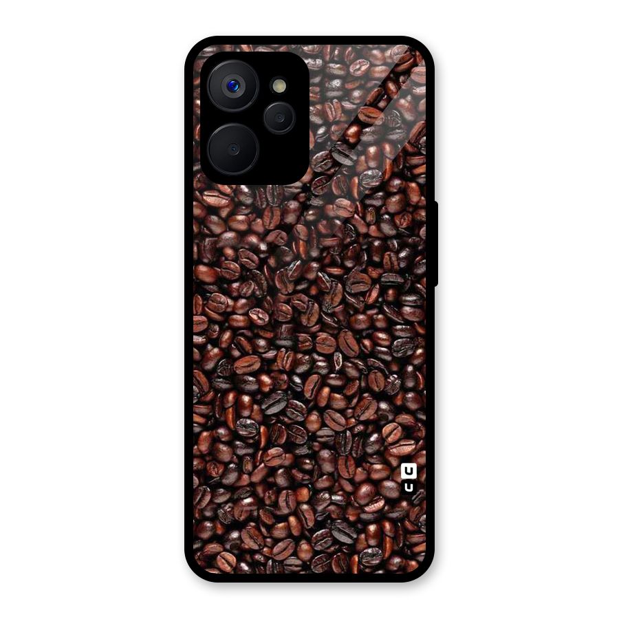 Cocoa Beans Glass Back Case for Realme 9i 5G