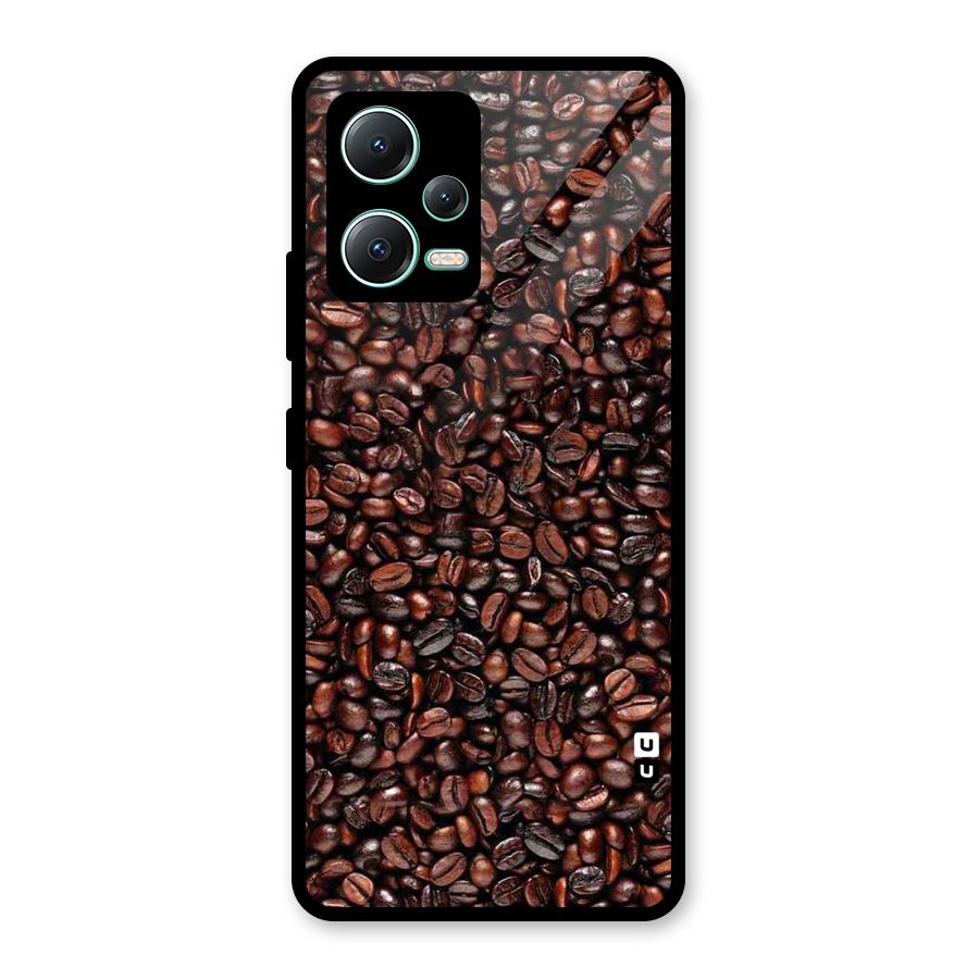 Cocoa Beans Glass Back Case for Redmi Note 12 5G