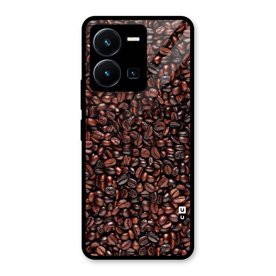 Cocoa Beans Glass Back Case for Vivo Y35