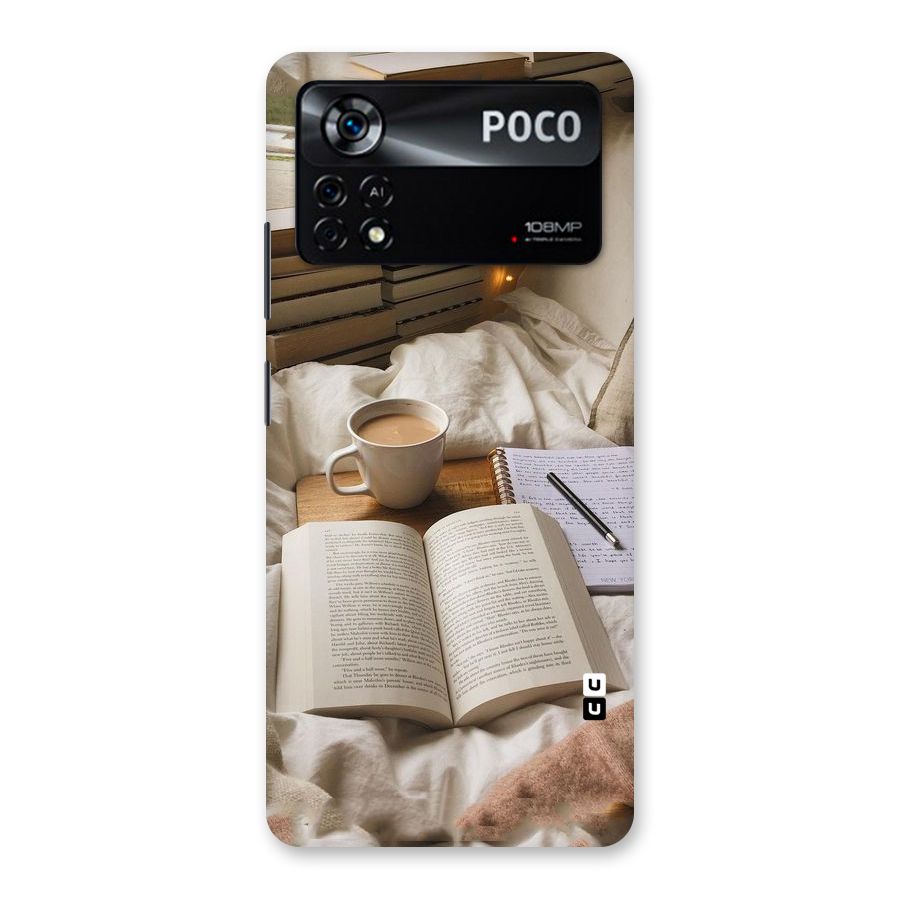 Coffee And Books Back Case for Poco X4 Pro 5G