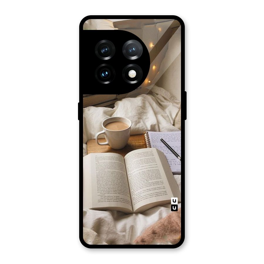 Coffee And Books Glass Back Case for OnePlus 11