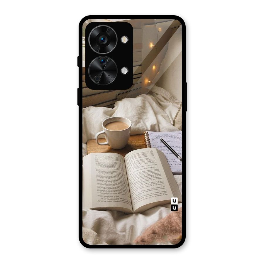 Coffee And Books Glass Back Case for OnePlus Nord 2T