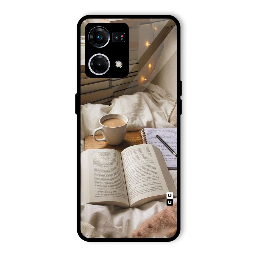 Coffee And Books Glass Back Case for Oppo F21 Pro 5G