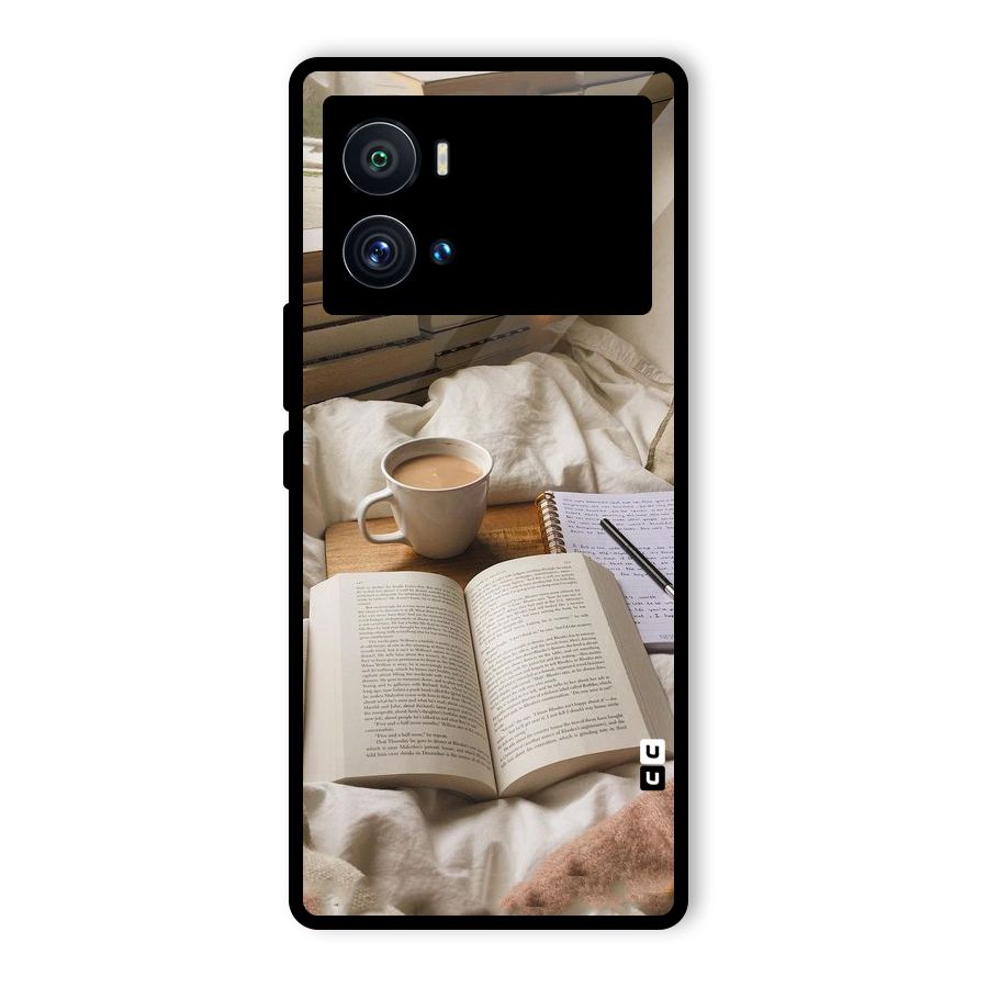 Coffee And Books Glass Back Case for Vivo iQOO 9 Pro