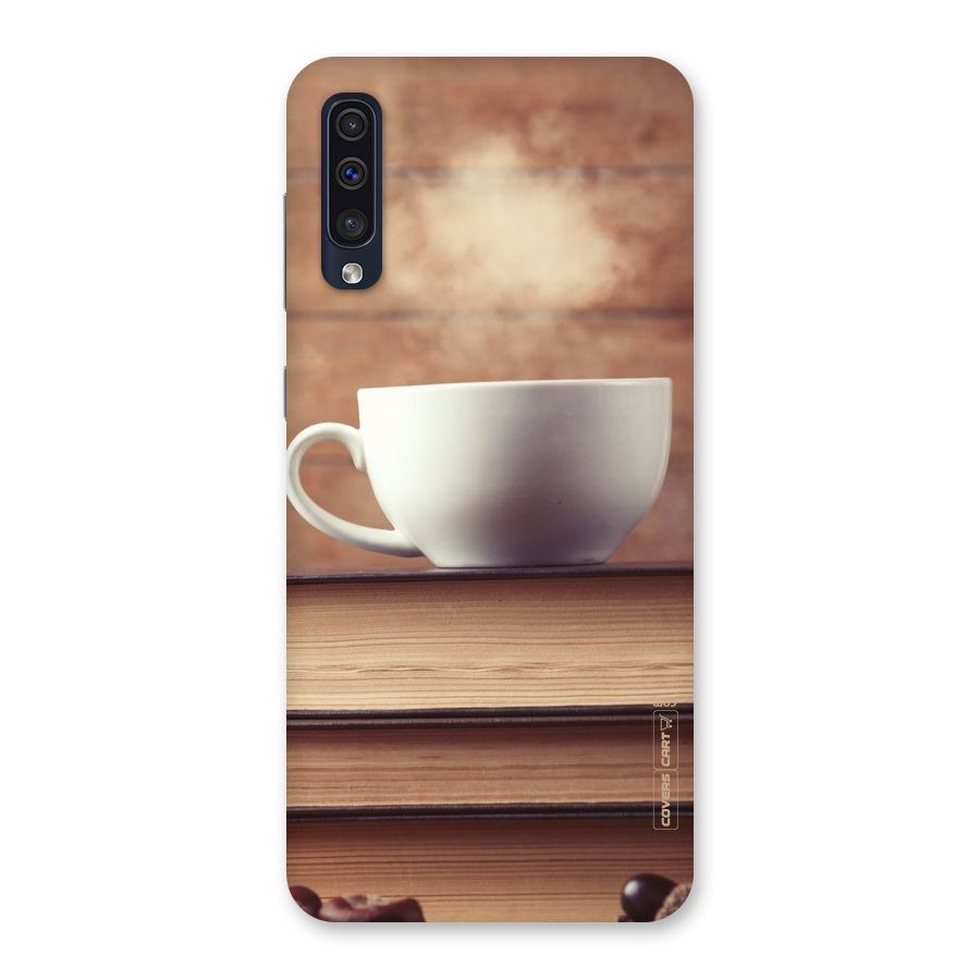 Coffee And Bookworm Back Case for Galaxy A50
