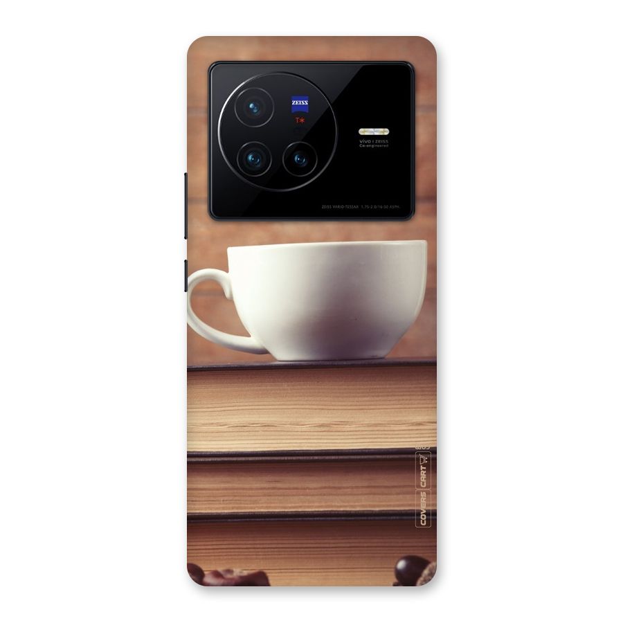 Coffee And Bookworm Back Case for Vivo X80