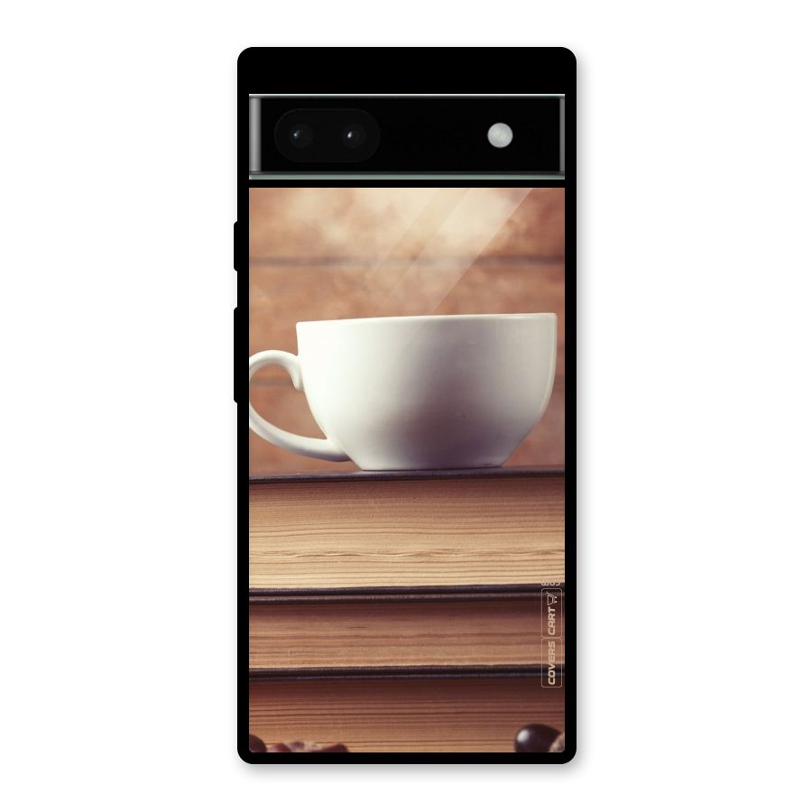 Coffee And Bookworm Glass Back Case for Google Pixel 6a