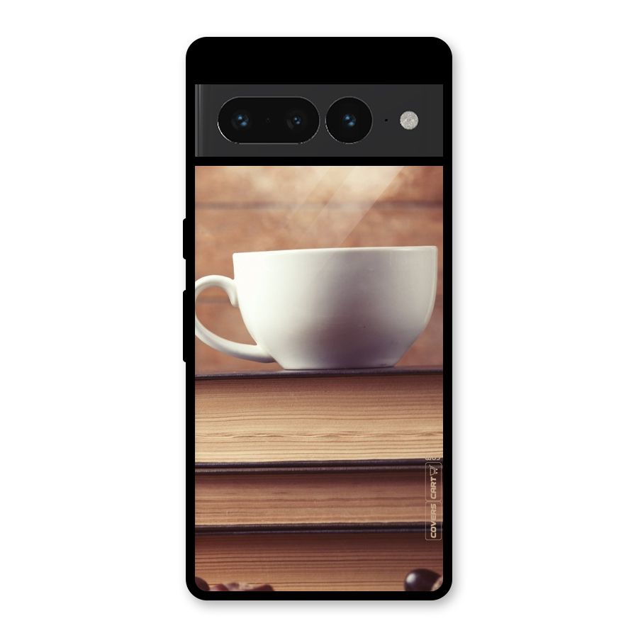 Coffee And Bookworm Glass Back Case for Google Pixel 7 Pro