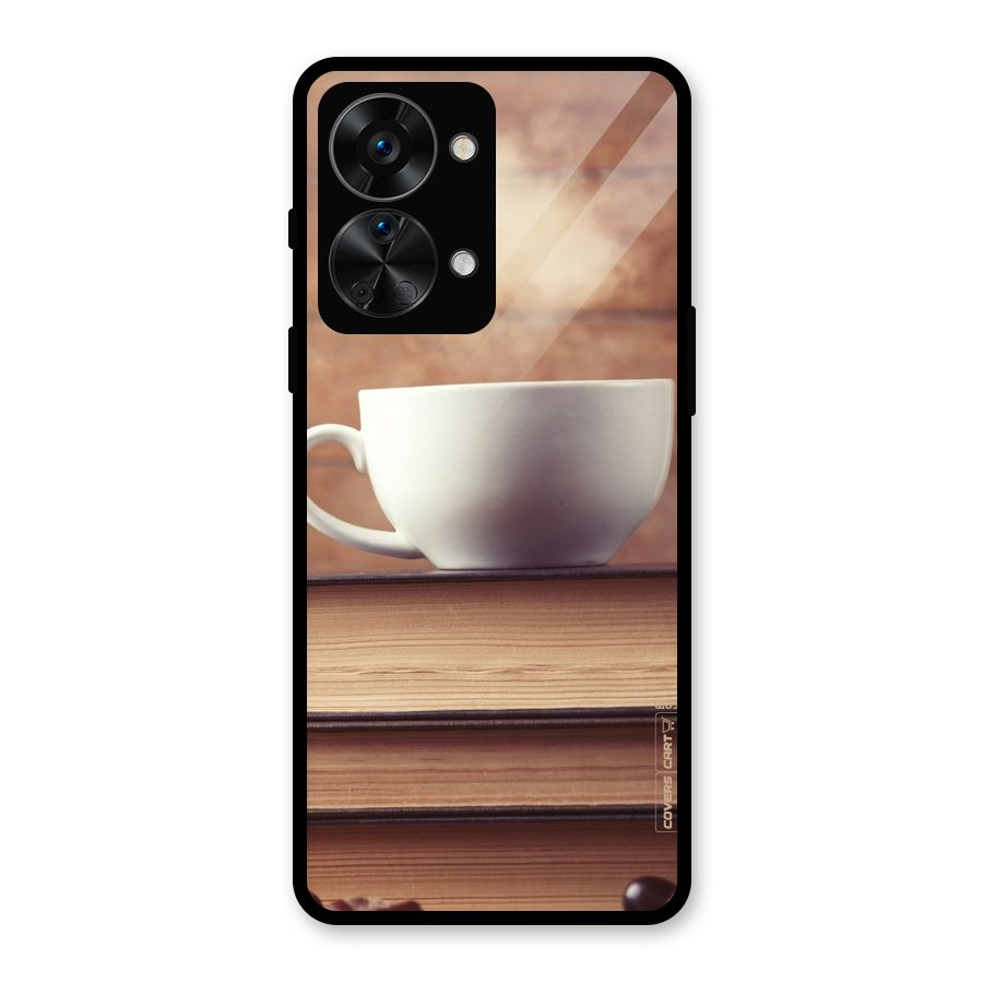 Coffee And Bookworm Glass Back Case for OnePlus Nord 2T