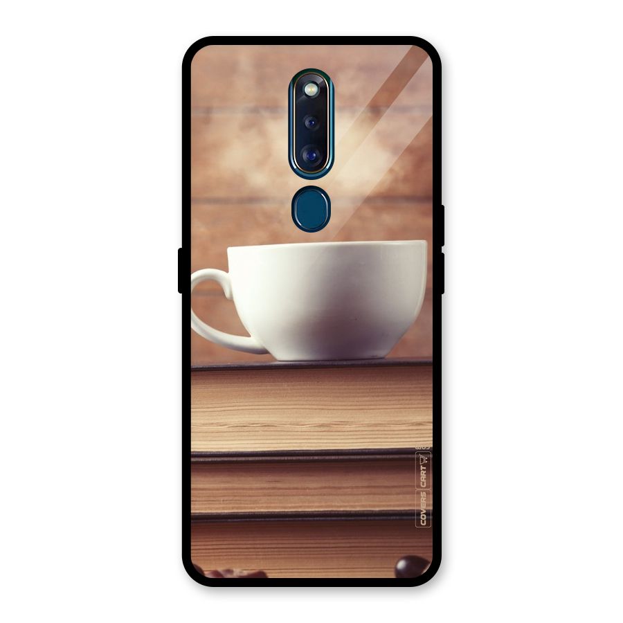 Coffee And Bookworm Glass Back Case for Oppo F11 Pro