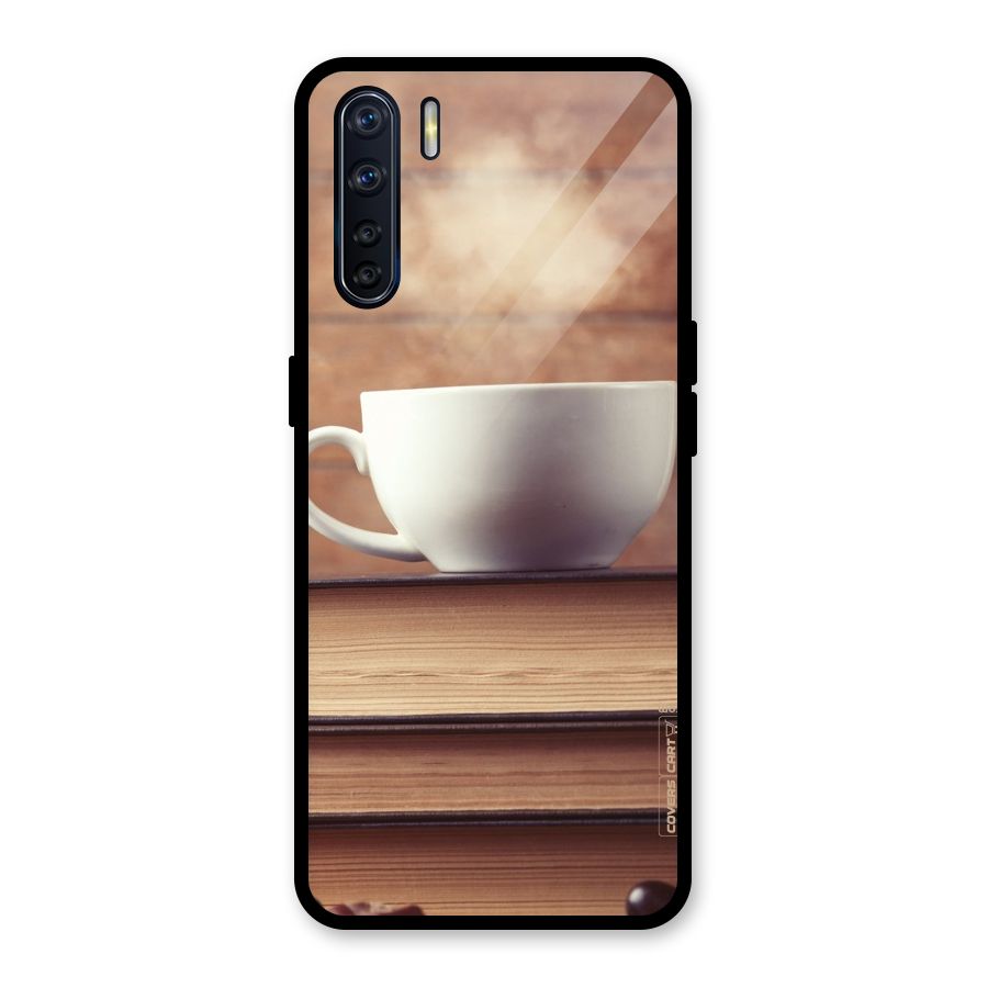 Coffee And Bookworm Glass Back Case for Oppo F15