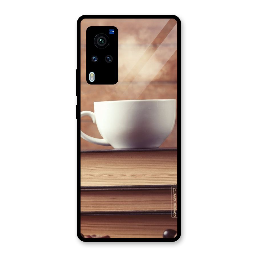 Coffee And Bookworm Glass Back Case for Vivo X60 Pro