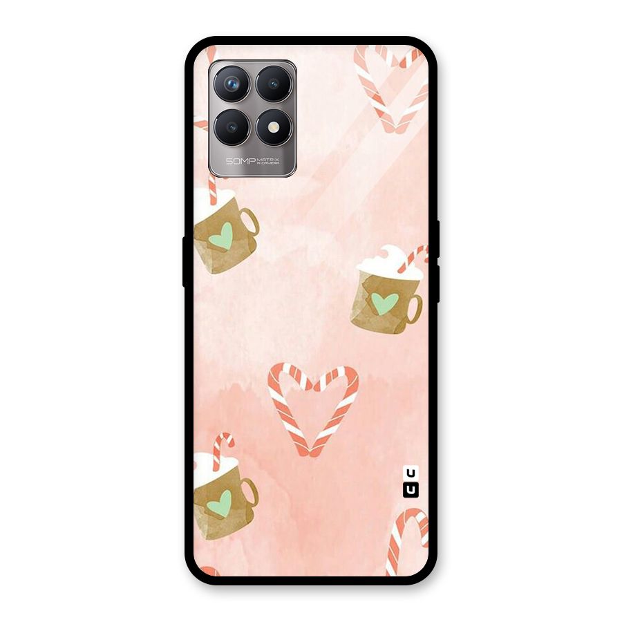 Coffee And Candies Glass Back Case for Realme Narzo 50