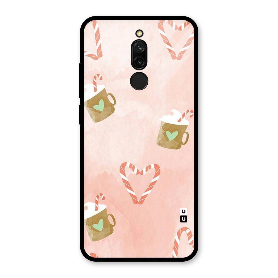 Coffee And Candies Glass Back Case for Redmi 8