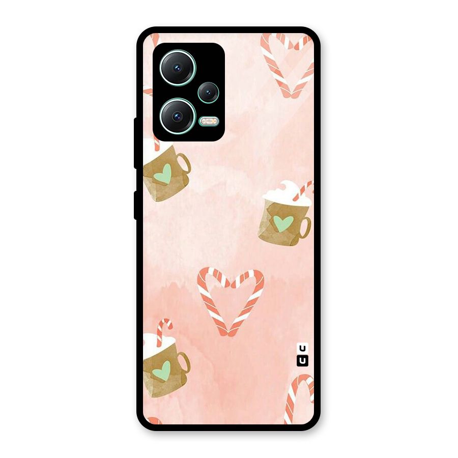 Coffee And Candies Glass Back Case for Redmi Note 12 5G