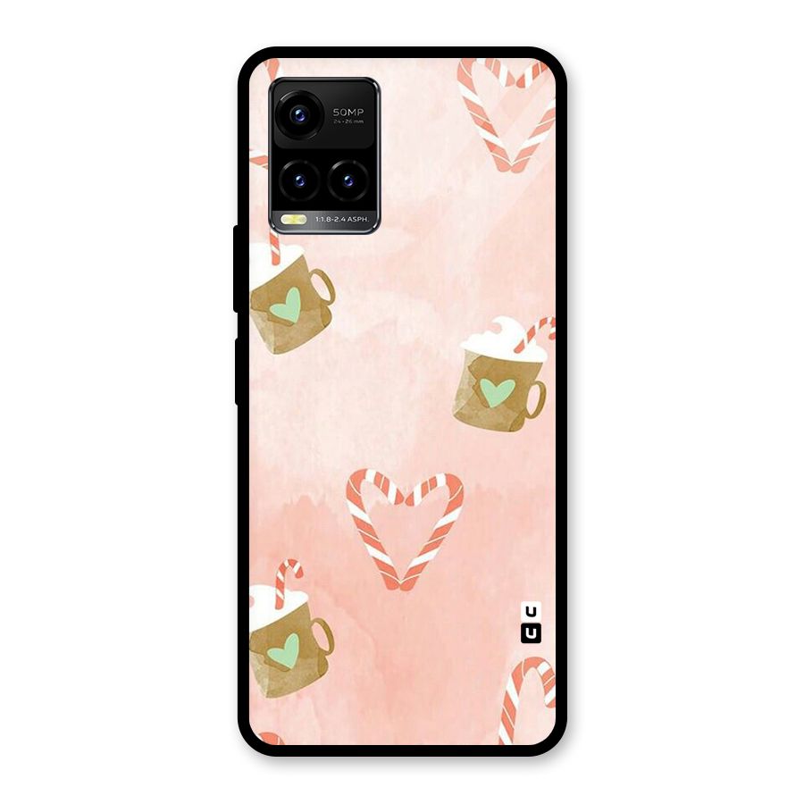 Coffee And Candies Glass Back Case for Vivo Y21T
